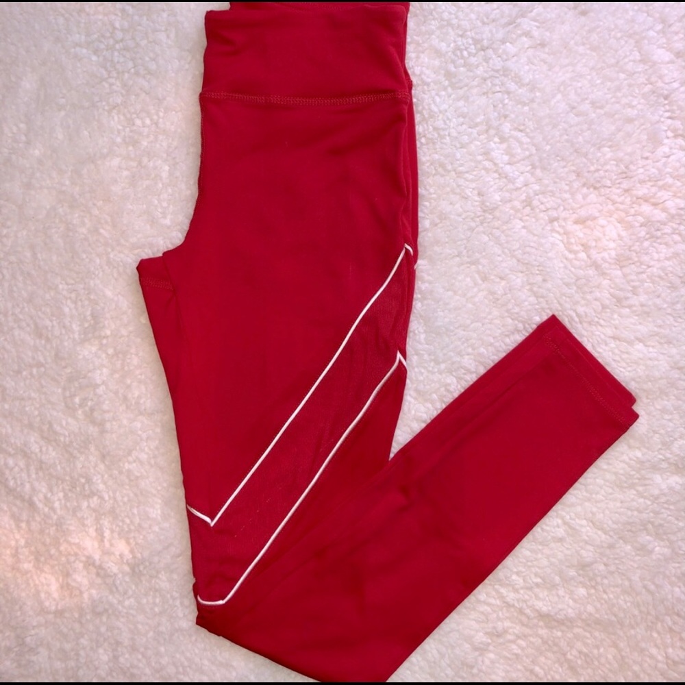 FOREVER 21 MESH ACTIVE LEGGINGS